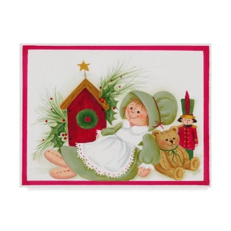 Beverly Johnston 'Christmas Toys' Canvas Art,35x47